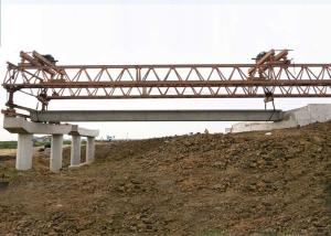 China Concrete Highway Launcher Crane Bridge Girder 260T Truss Type 10 - 50m Span wholesale