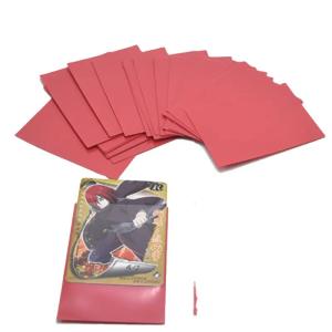 China Custom Logo ODM Clear Soft Plastic Trading Game Card Protector Sleeves For Anime Yugioh Mtg Tcg wholesale