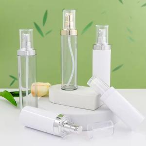China Skin Care Plastic Spray Bottles Cosmetic Container Jar 100ml 120ml 150ml Cap Sprayer wholesale
