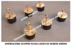 IMPA232487-50N-150 SHIPBUILDING Copper SCUPPER PLUGS-LIAVES DE HUNDIR ADREDE
