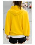 Bat shirt , Yellow Ladies Hooded Sweatshirts , Long Sleeve