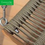 Outdoor Patio Swing Chair Leisure Hotel Double Patented Garden Waterproof Rattan