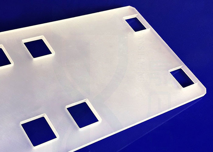 Customized Cnc Machine SIO2 Quartz Glass Sheet Large Size Polishing