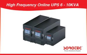 China 6 - 10KVA 220V - 240V Uninterrupted Power Supply Online Pure Sine Wave High Frequency UPS wholesale