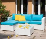 Outdoor Garden sofa sets patio All weather Poly Rattan wicker Furniture