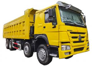 China 50000kg Used Tri Axle Dump Trucks 375HP Used 12 Wheel Tipper on sale