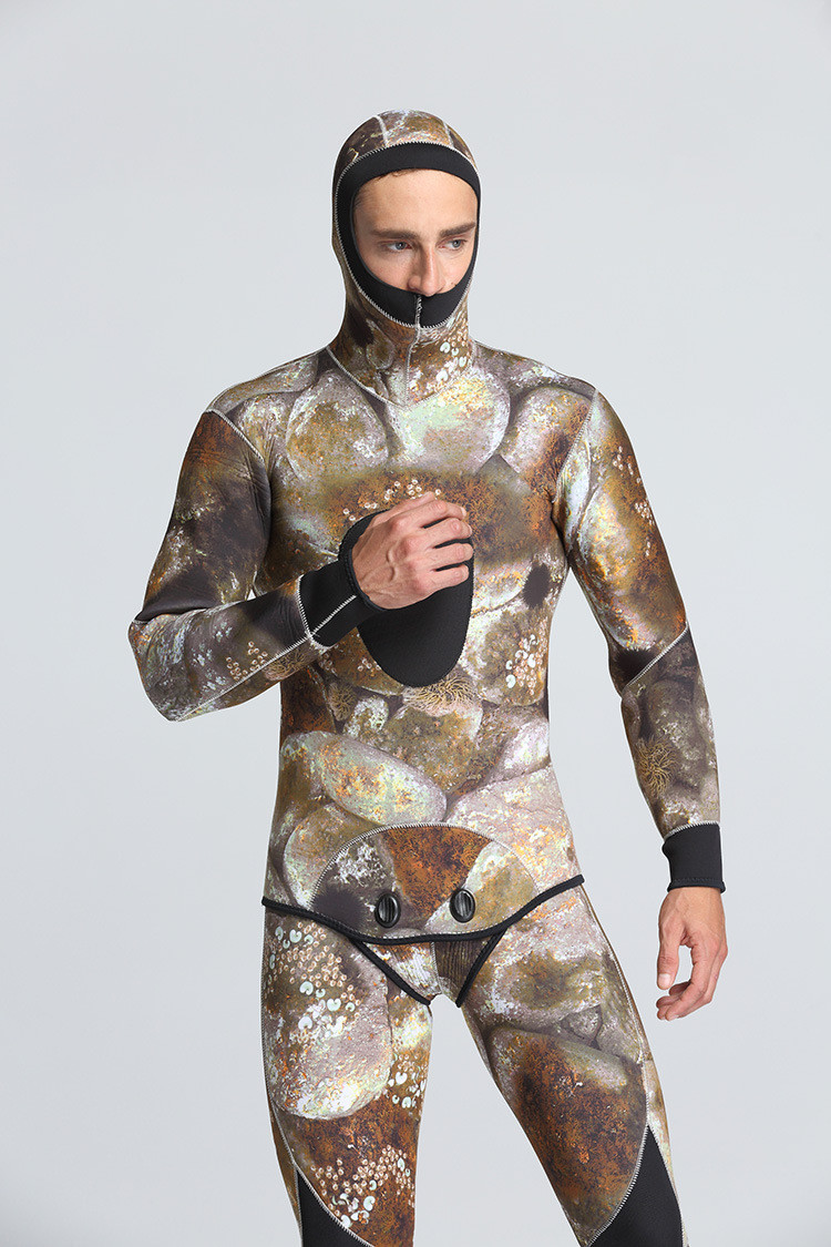 Ultrastretch Adults Scuba Diving Wetsuit Antiwear 3mm Thickness