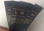Glitter Brand Black Custom Sticker Labels With Hot Stamping Logo Embossing