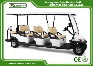 China 48V lithium Battery Powered Vehicle Electric Golf Car EXCAR A1S6+2 White wholesale