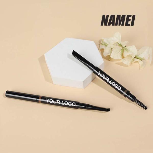 ABS Eyebrow Pencil Tube Cosmetic Packaging Round Eyebrow Pencil Empty Tube Fill