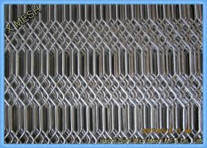 China Hot Dipped Galvanised Expanded Metal Mesh , Expanded Stainless Steel Mesh Grill For Fencing / Fiji wholesale