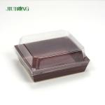 F Flute Kraft Paper Food Container Biodegradable PET Cover CMYK Colors