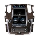 PX6 Android 9.0 Patrol Nissan Sat Nav Tesla Style Head Unit Touch Screen