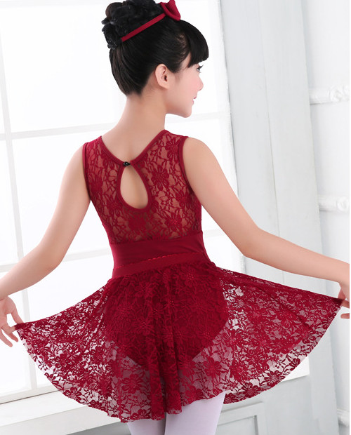 New Children Latin Dance Dress Long Sleeve Lace Sequin Kids Latin Dresses Girls Stage Performance