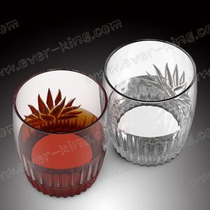 China 2OZ Custom Round Colored Clear Glass Cup Shot Glass wholesale