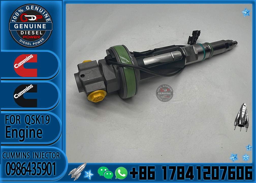 Genuine Fuel Injector Assembly Y431K05392 0986435615 0986435904 0986435901 For Qsk19 Engine