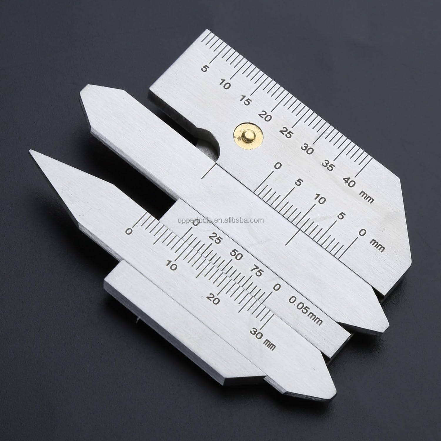 ODM Supported Multi Function Welding Gauge HJC45B Stainless Steel Double Slide Welding