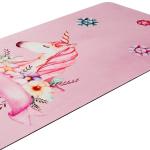 Color Printed Suede Yoga Mat, Gymnastics Mats, Microfiber mats for Hot Yoga