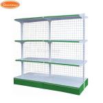 Heavy Duty Gondola Retail Display Racks Cosmetics Supermarket Display Shelf