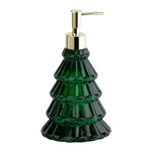 China Bathroom Glass Shower Soap Dispensers Pump With Christmas Tree Shape Body Wash Dispenser For Shower wholesale