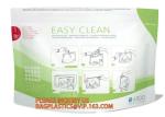 Mircowave steam sterilizer bag, steriliser bag,LDPE soft milk white plastic bag