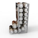 Customized Countertop Metal Wire Display Stand Canned Coffee Display Rack