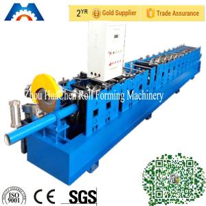 China 100mm Round Downspout Pipe Roll Forming Machine Fly Saw Cutting Type on sale