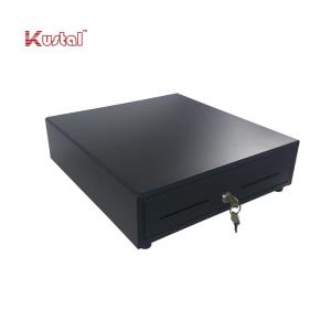 China 410mm Black Classic Metal ABS Pos 12V RJ12 Heavy Duty Roller Cash Drawer wholesale