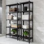 Industrial Steel Warehouse Boltless Metal Rack Shelving 5 Layer Garage Storage