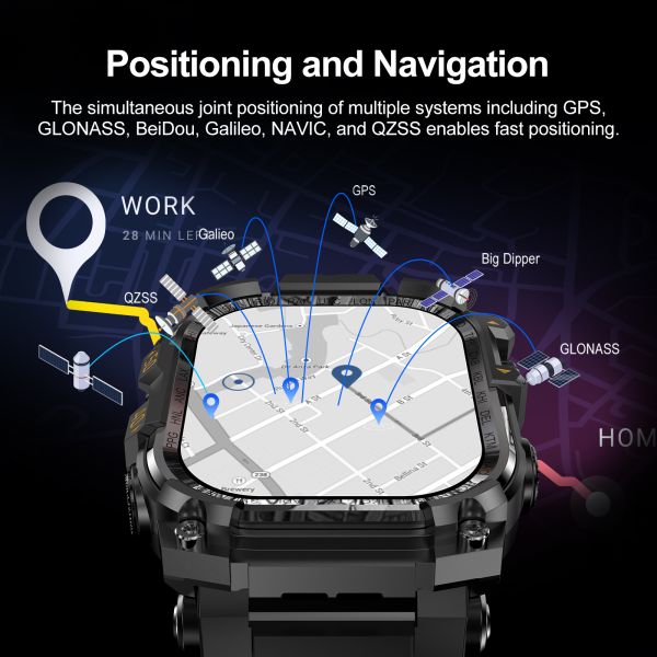 Android 8.1 OS 2.06 Inch AMOLED HD Screen Global Version 4G Smart Watch Q888 With WIFI Wireless Fast Internet Access
