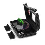 IP65 Fiber Optic Terminal Box , FTTH Drop Cable Box Black Color