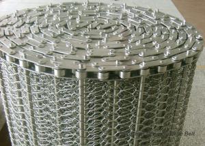 China SUS304 Spiral Woven Stainless Steel Wire Belt Argon Welding ISO9001 For Baking on sale