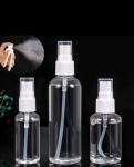 Thick Wall Clear Water Spray Bottle 30ml 60ml Pet Plastic Spray Bottles