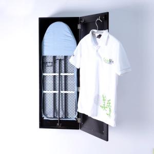 China Black E1 MDF Solid Wood European Style Ironing Board Wall Unit wholesale