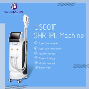 China Hair Removal SHR IPL Machine 10.4 Inch Color Touch Screen Display Design wholesale