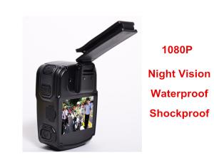 China Wearable Night Vision Body Camera , Personal Body Video Camera Built In 32G TF Card wholesale