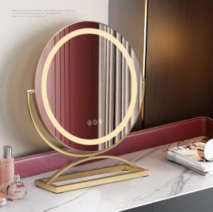 China LED Lamps 10x Magnifying Round Vanity Mirror Dimmer Light Personalized wholesale