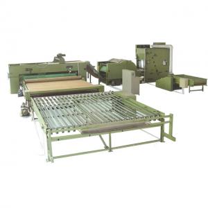 China Polyester Wadding Production Line Quilt Auto Filling Line 110kw 3400mm wholesale