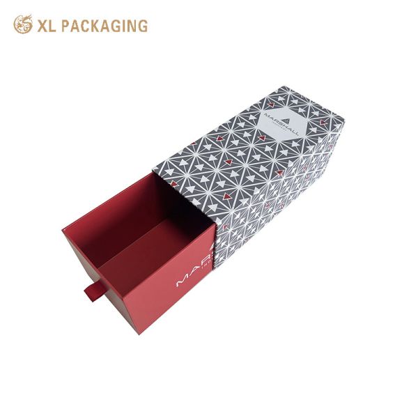 Custom Hard Rigid Drawer Gift Box for Red & White Wine Sets