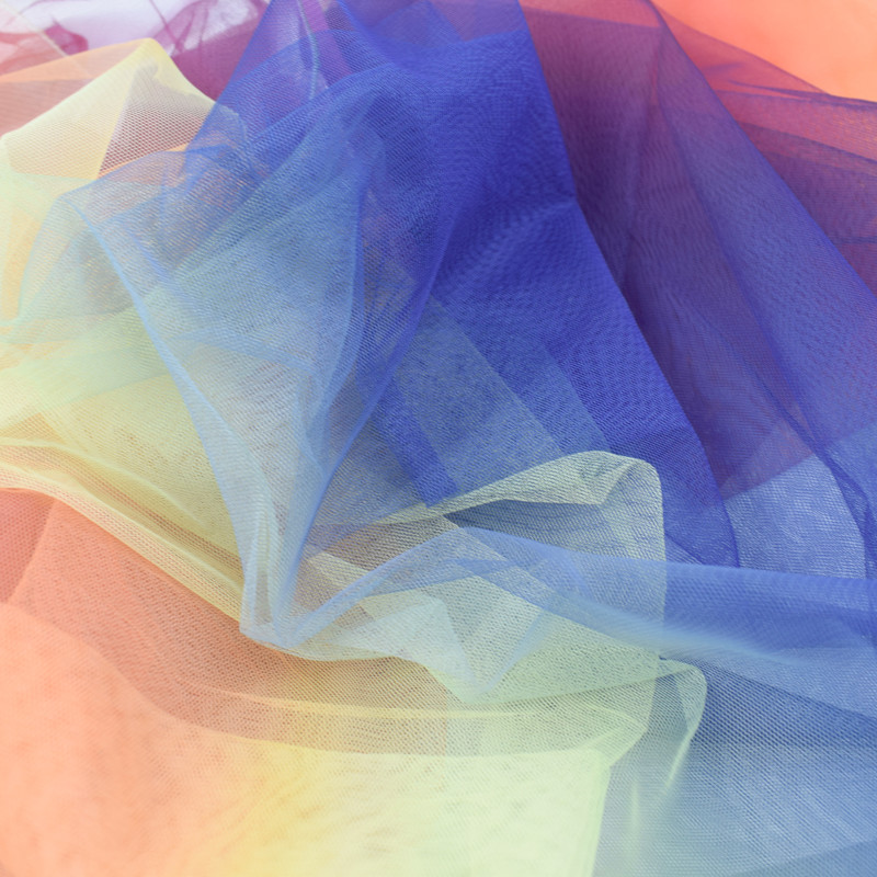 Plain Soft Nylon Tulle Wedding Glitter Illusion Bridal Tulle Fabric