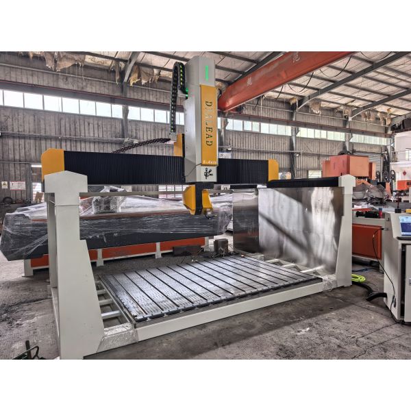 CNC Stone Fabrication Center 5-Axis Router for Complex Architectural Stonework