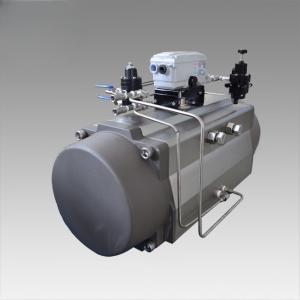 China 90 Rotation Rack And Pinion Pneumatic Valve Actuator Aluminum Alloy Two Action wholesale
