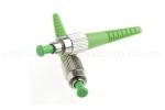 Green Fiber Optic Cable Types And Connectors FC / APC -45 to +85 Operating