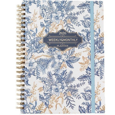 15 Page Count Spiral Hardcover Notebook designed with Embossed Technique and Standard Design