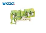 280-687 Yellow Green Spring Cage Feed Through Earthing Ground Terminal Blocks
