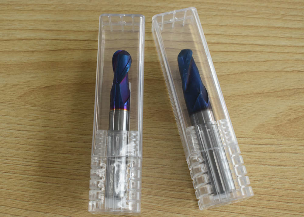 Carbide CNC Process 60 HRC Ball Nose End Mill