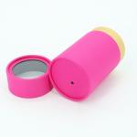 Cosmetic Round Packaging Box ,Window Cylinder Tube Packaging Colorful