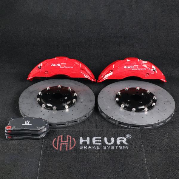 Lightweight Customized Ferrari Carbon Ceramic Brakes Rotors 440*40*101mm Front