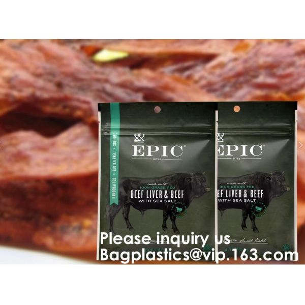 Custom Print Biodegradable Foil Packaging Soft Zipper Stand Up Bottom Gusset Plastic Drinking Pouches Bags With Straws