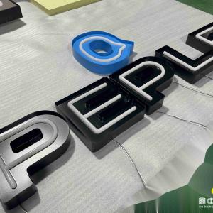 China Factory free custom design stainless steel frame+acrylic 3d led neon letter sign wholesale